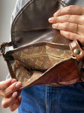 Borsa a tracolla cuoio secchiello