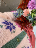 Cardigan vintage colorato