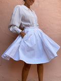 Gonna stock Benetton a ruota bianca