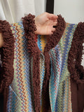 Gilet colorato zigzag