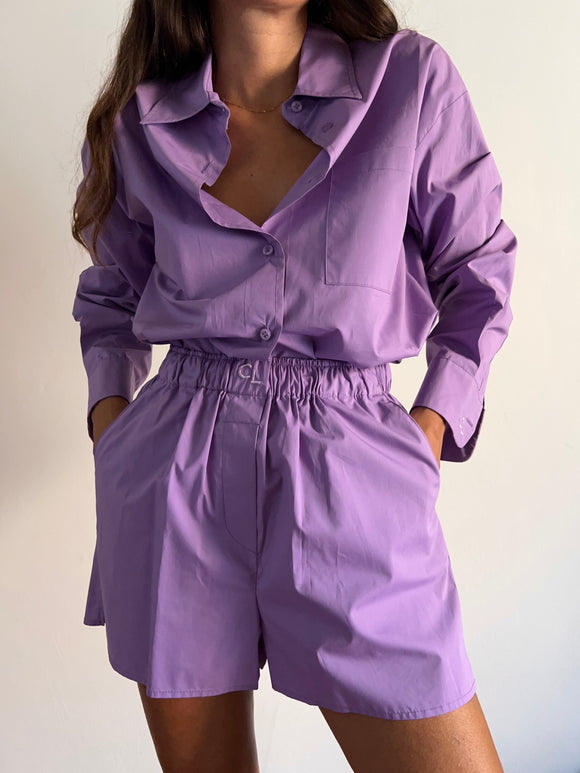 PRE ORDINE • Pantaloncino lilla