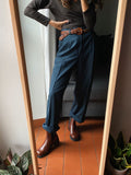 Pantalone maschile di lana blu