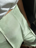 Pantaloni stock Benetton • verde acqua