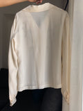 Camicia di seta con ricami