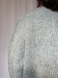 Cardigan verde acqua