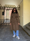 Trench marrone