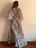 Kimono dress bianco
