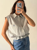 Camicia Gilbi Estate quadretti gialli e blu