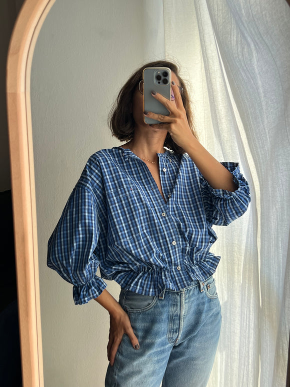 Camicia Gilbi Tommy Hilfiger quadretti blu