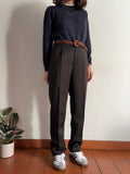 Pantalone maschile marrone scuro