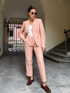 Completo rosa blazer + pantalone