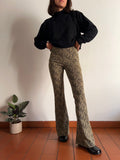 Pantalone a zampa oro