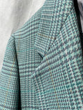 Blazer lungo verde acqua