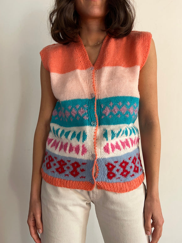 Gilet multicolor
