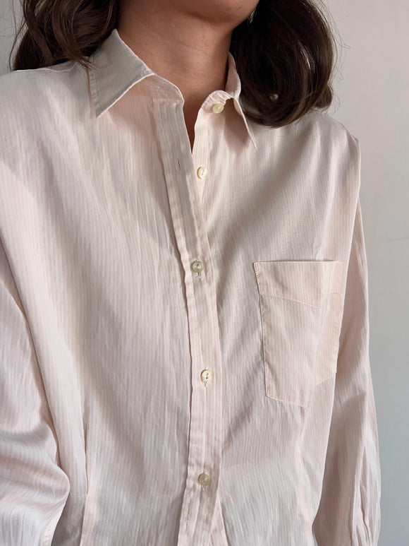 Camicia Brooksfield righine rosa