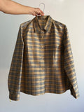 Camicia di seta tipo Burberry