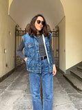 Gilet di jeans imbottito