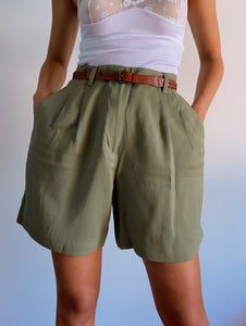 Pantaloncino stock Benetton verde salvia