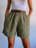 Pantaloncino stock Benetton verde salvia
