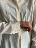 Camicia di seta avorio