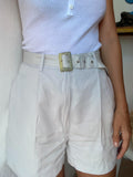 Pantaloncino stock Benetton ghiaccio con cintura