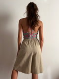 Bermuda lungo beige