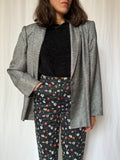 Blazer grigio argento