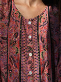 Camicia indiana rosa e nera