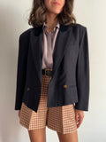 Blazer corto blu