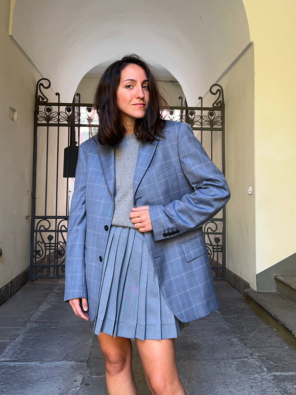 Blazer maschile azzurro