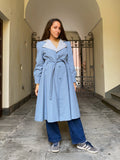 Trench azzurro