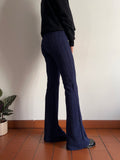 PRE ORDINE • Pantalone a zampa blu lurex