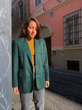 Blazer verde bottiglia Luisa Spagnoli