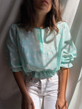 Camicia Gilbi verde acqua