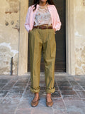 Pantaloni verde oliva