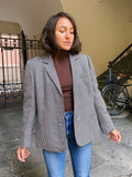 Blazer pied de poule