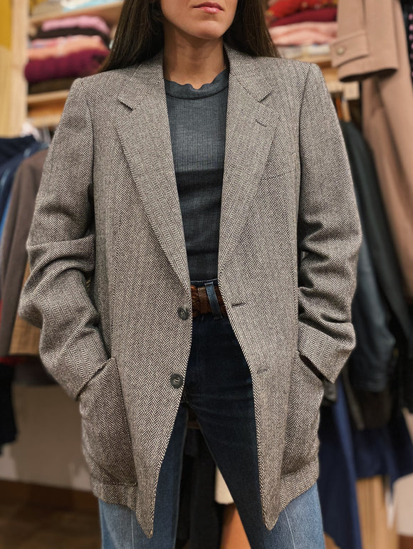 Blazer maschile spigato
