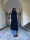 Cappotto maschile blu