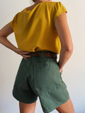Pantaloncino verde militare