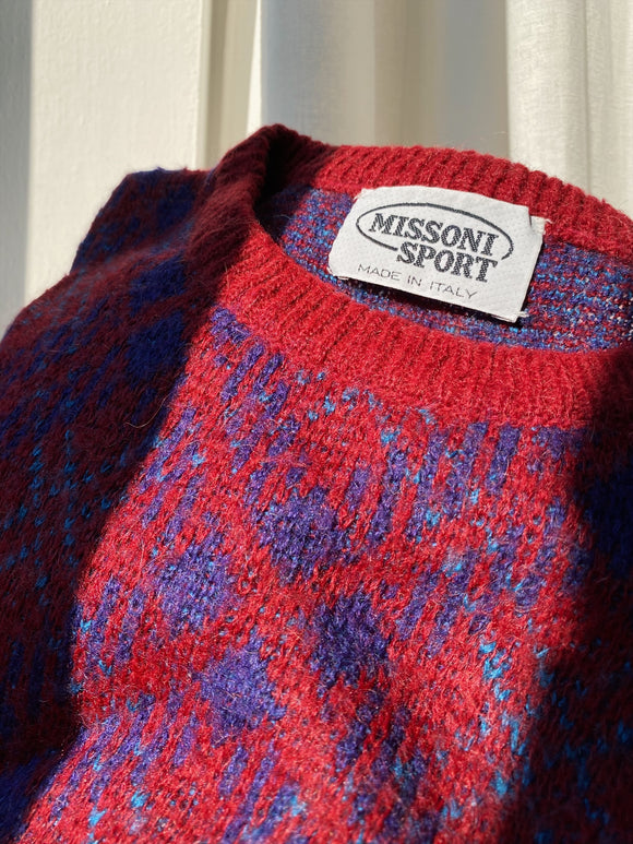 Maglione bordeaux Missoni