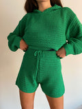 Pantaloncino crochet verde