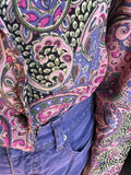 Camicia paisley viola