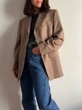 Blazer maschile quadri azzurri