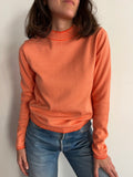 Maglione a righe arancione