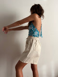Pantaloncino panna con coulisse