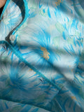 Camicia Gilbi azzurra a fiori