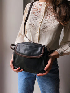 Borsa a tracolla bicolor