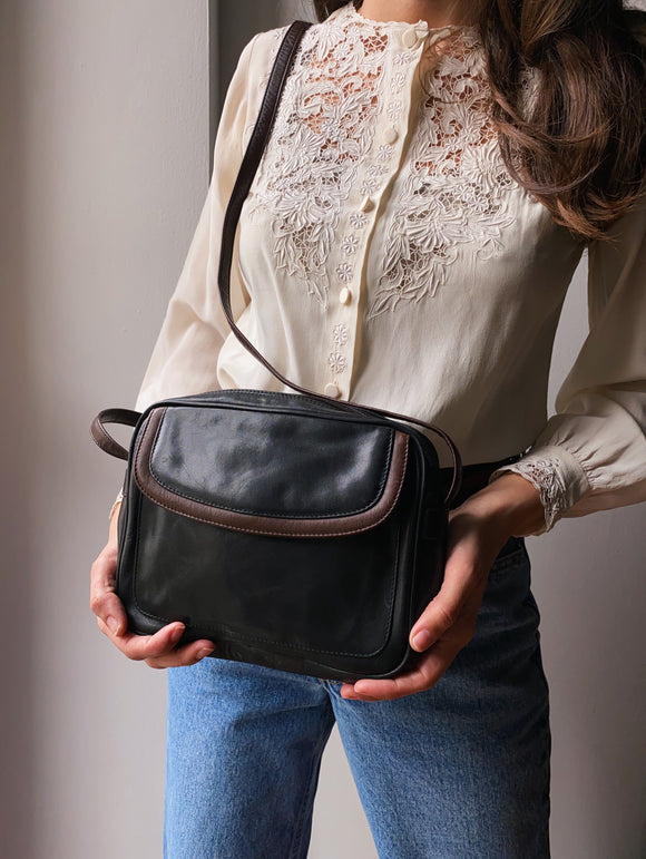 Borsa a tracolla bicolor