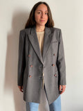 Blazer grigio doppio petto