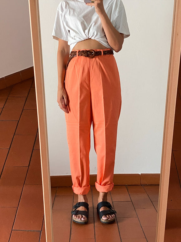 Pantaloni stock Benetton • corallo